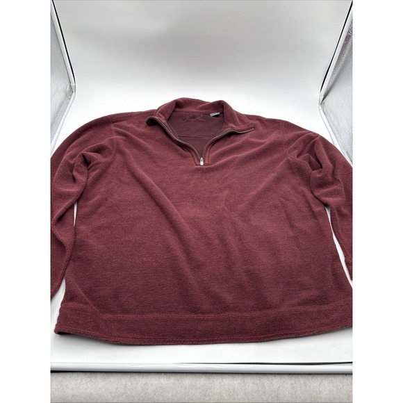Indigo Palms Other - Indigo Palms Mens Sweater Half Zip Pull Over Brown Size Extra Large Long Sleeve